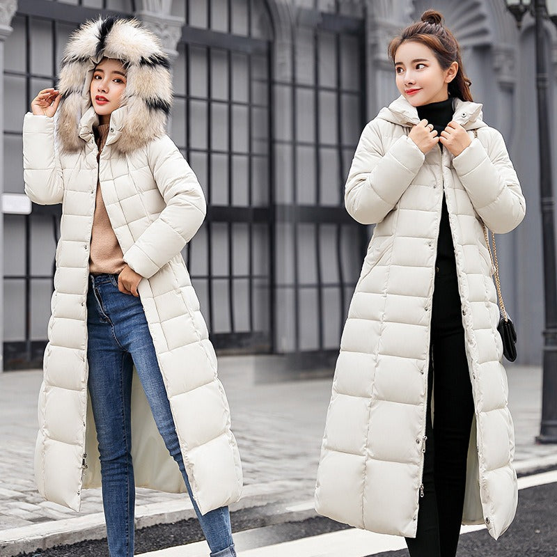 Long Hooded Padded Coat
