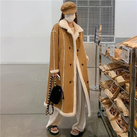 Lamb Fur Coat For Women's Winter Thickened Women's Jacket