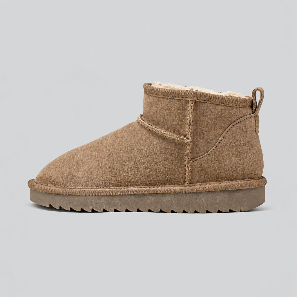 Women's Fleece-Lined Leather Winter Boots