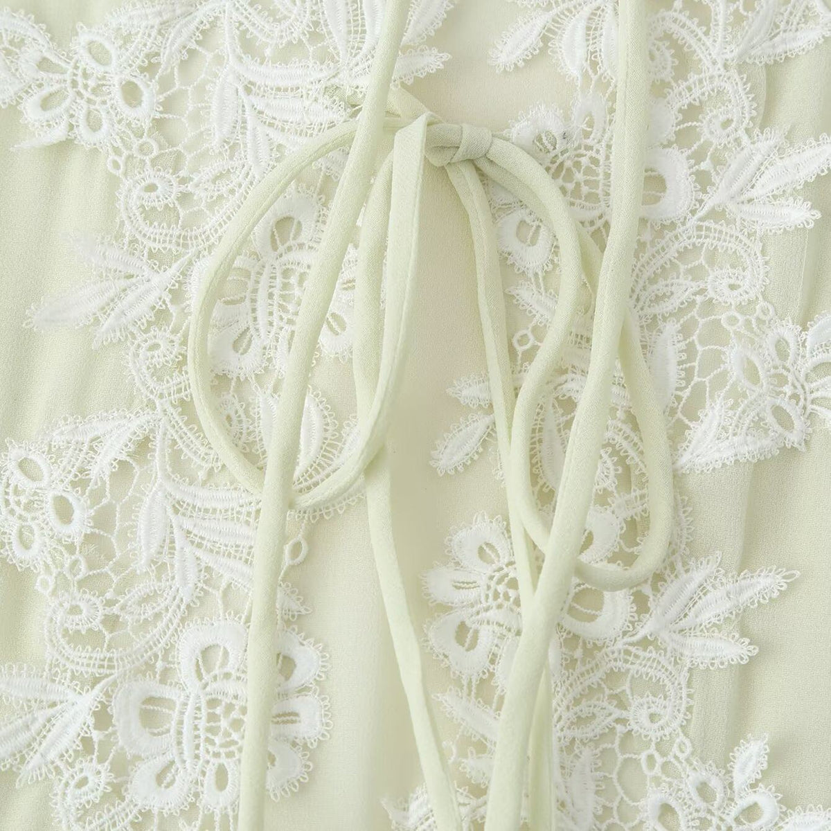 Lace V-Neck Blouse